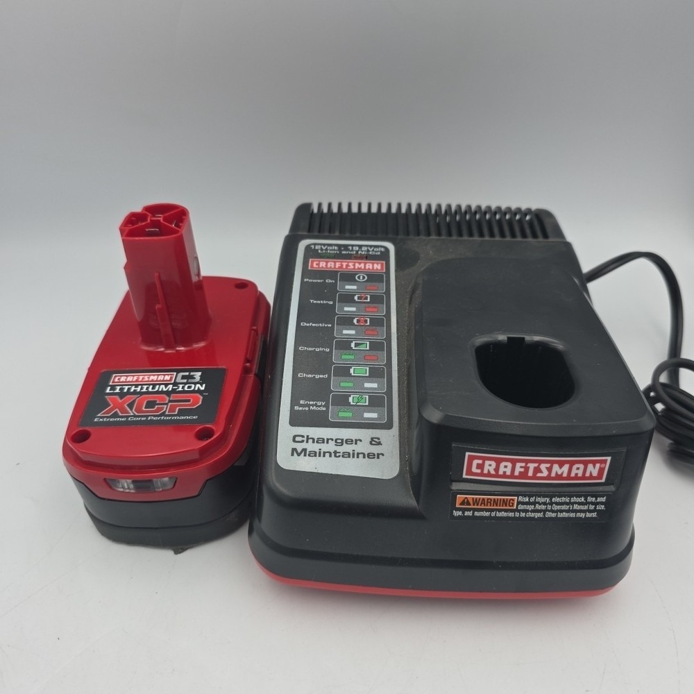 TESTED OEM Craftsman C3 19.2v Volt Lithium-Ion XCP Battery 315.PP2030 & Charger